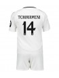 Real Madrid Aurelien Tchouameni #14 Kotipaita Lasten 2024-25 Lyhythihainen (+ shortsit)